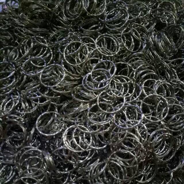 Ring gantungan kunci gerigi isi 144 pcs(2,5cm)