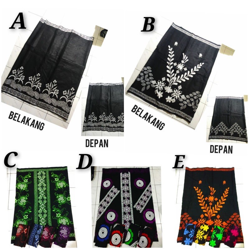 Sarung Batik Hitam / Sarung Premium / SARUNG GUS AZMI / SARUNG KANG SANTRI / SARUNG PEKALONGAN