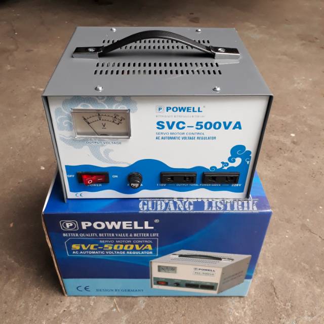 Stabilizer POWELL 500 Watt Stavol SVC-500VA