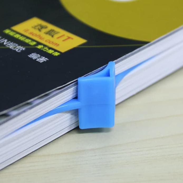 

Hot Sale!!! Penanda Halaman Buku Pembatas Penahan Buku Bookmark Page Holder At002
