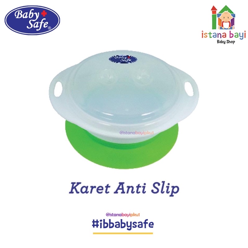 Baby Safe Stay Put Bowl BS353 - Mangkok Anti Slip/peralatan makan anak