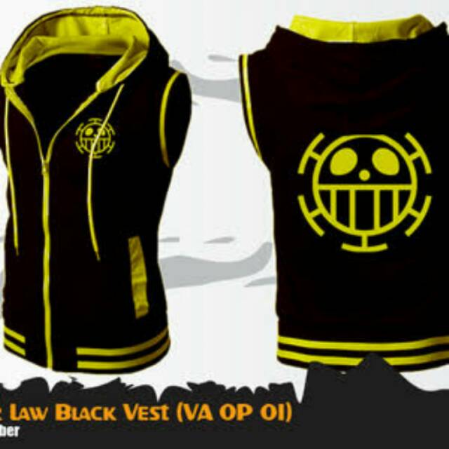 jaket rompi trafalgar law