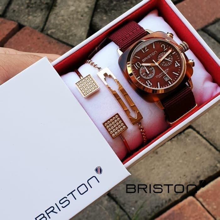 JAM TANGAN PRIA MERK BRISTON ORIGINAL TYPE : 0000 BATERAI FREE BOX KODE 512