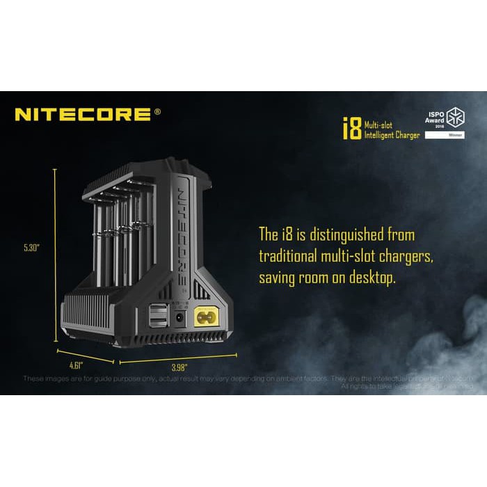 Nitecore i8 Intellicharger Universal Battery Charger 8 Slot - i 8