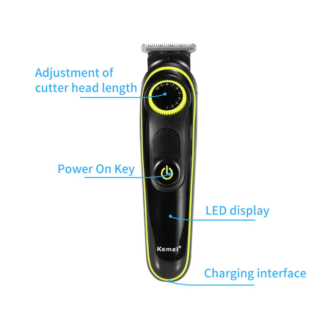 mesin cukur kemei km 691 USB charging Clipper Electric Cordless Hair