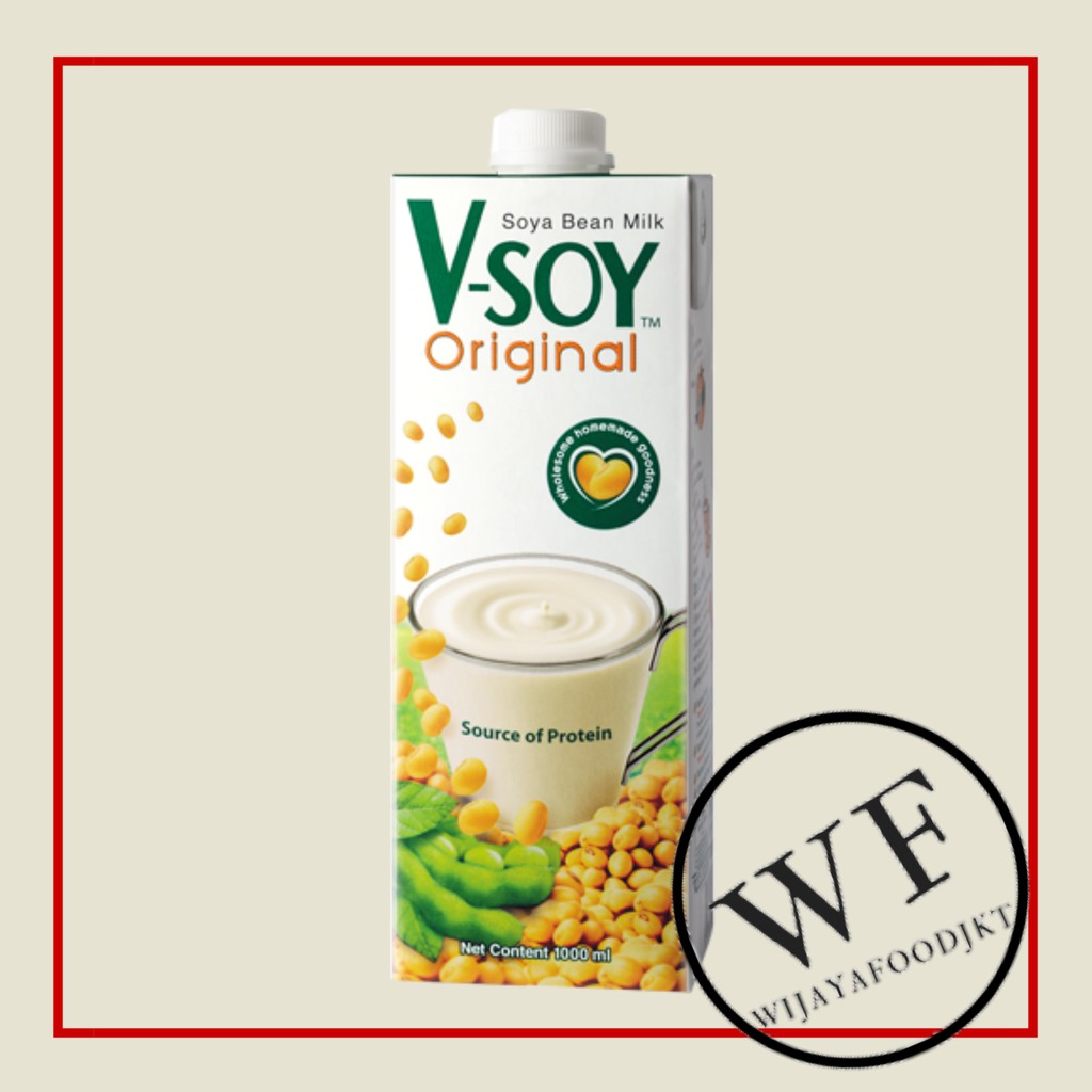 

V-soy Original / Vsoy/ Susu kacang/ Soya Milk 1L