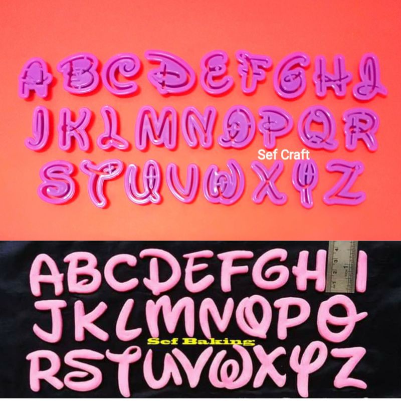 

Disney alphabet plastic cutter 26/set import