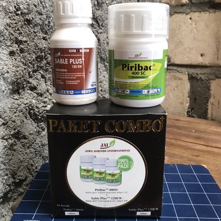 herbisida selektif  sistemik padi Paket Combo PIRIBAC
