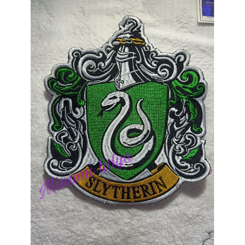 bordir emblem patch harry asrama sihir ukuran besar / kecil