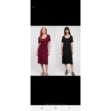 GAP Ribbed Midi Dress