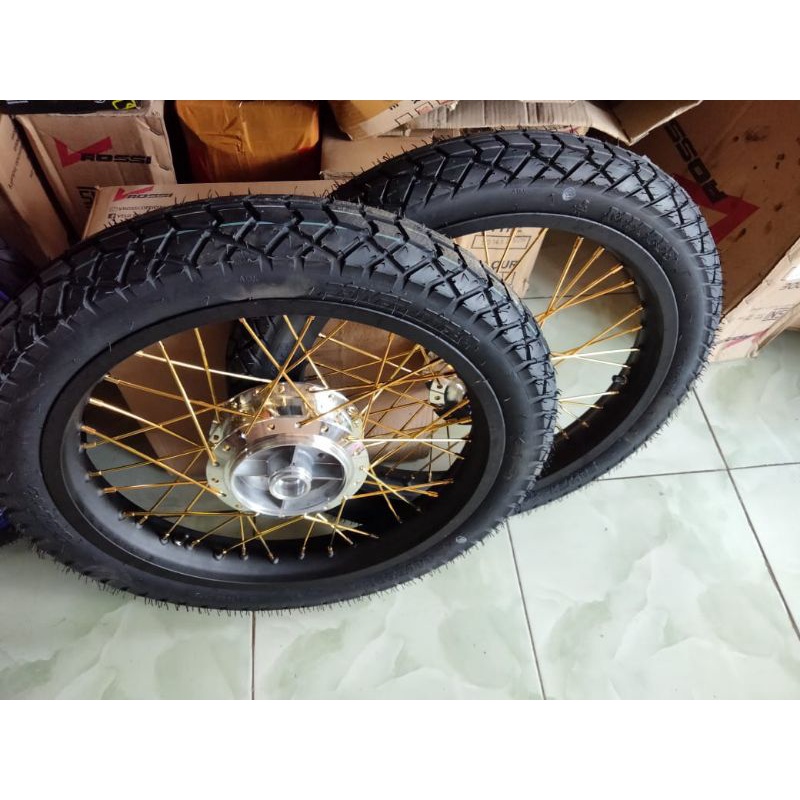velg paketan RX king 18x215 & 17x185 plus ban siap pasang