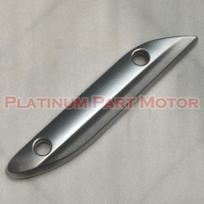 }}}}}}] Lapisan Tutup Knalpot / Garnish SILVER - Vario Karbu Lama ORIGINAL