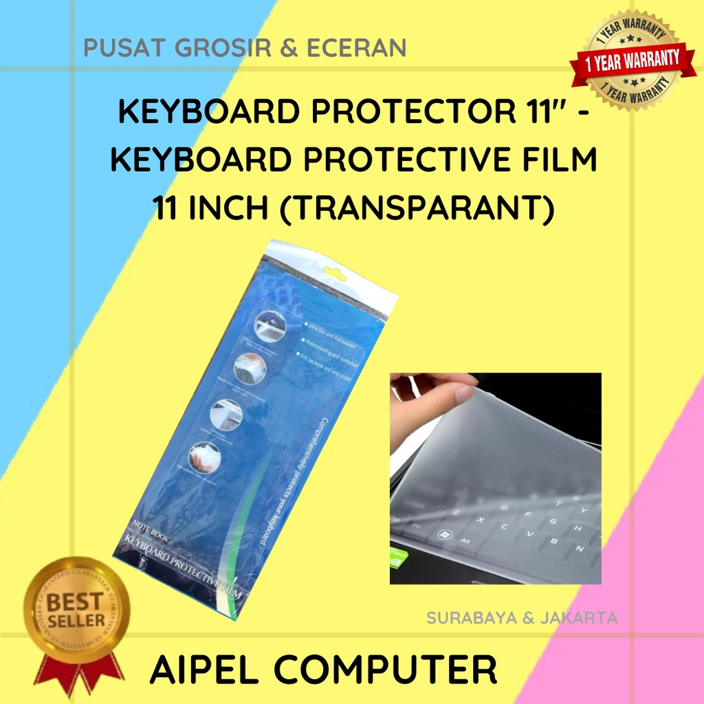 KP11  KEYBOARD PROTECTOR 11 - KEYBOARD PROTECTIVE FILM 11 INCH  TRANSPARANT