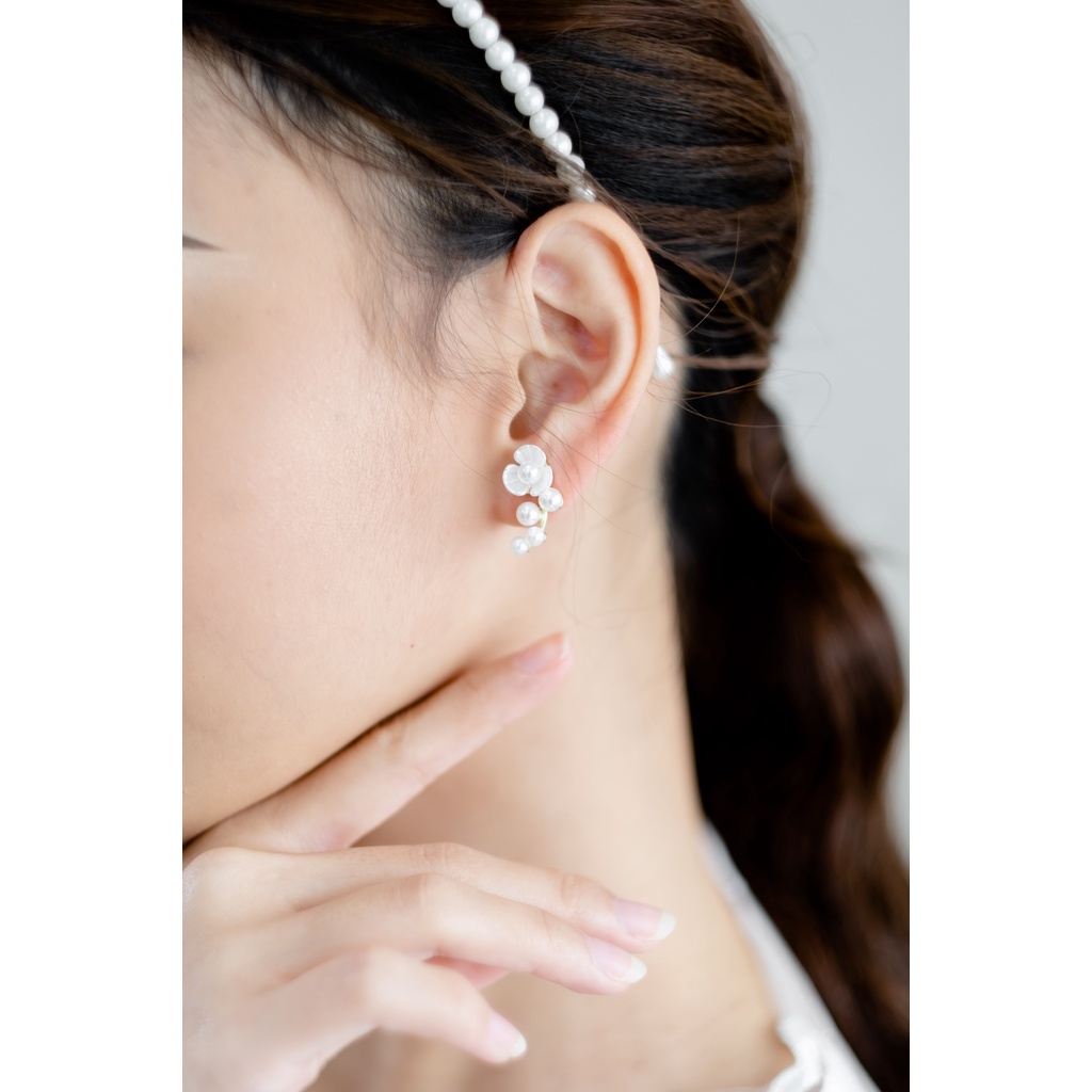 Frilly Earing - Anting Earing Mutiara Rekomendasi untuk Bride