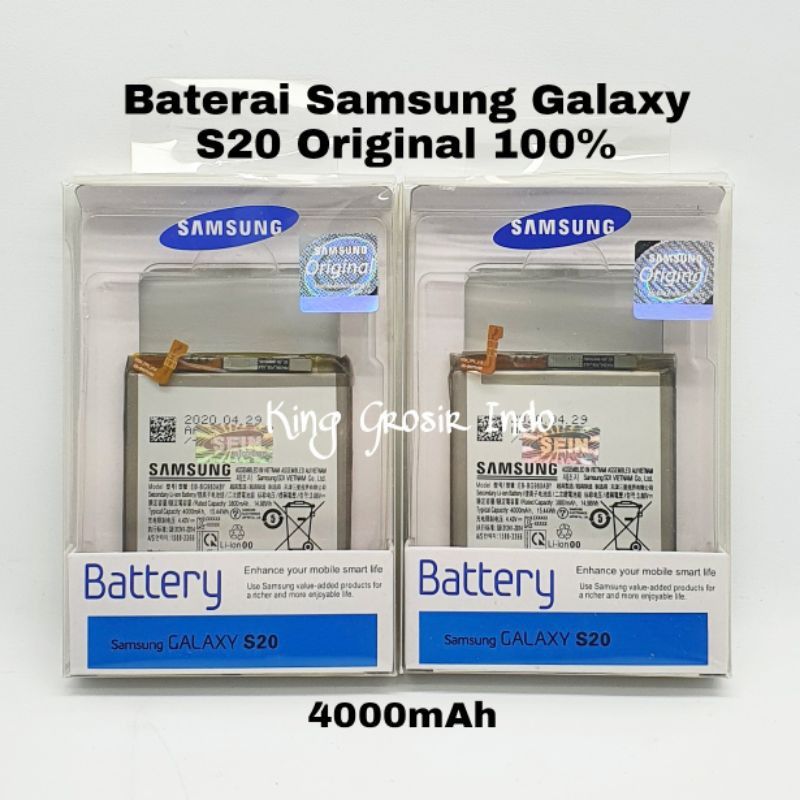 Baterai Samsung Galaxy S20 Original 100% Battery Batre