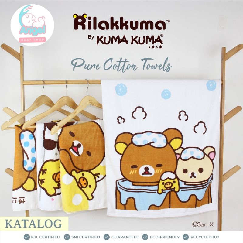 KUMA KUMA HANDUK RILAKKUMA PURE COTTON TOWEL /  HANDUK BAYI