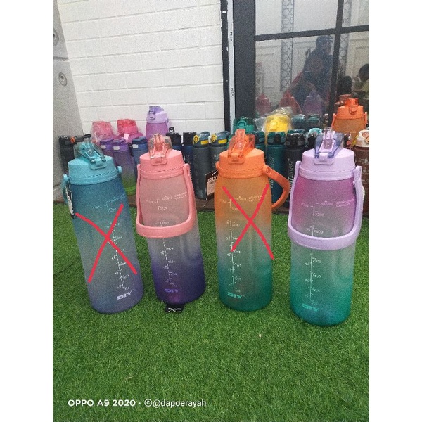 botol minum diet motivasi 3.8 liter