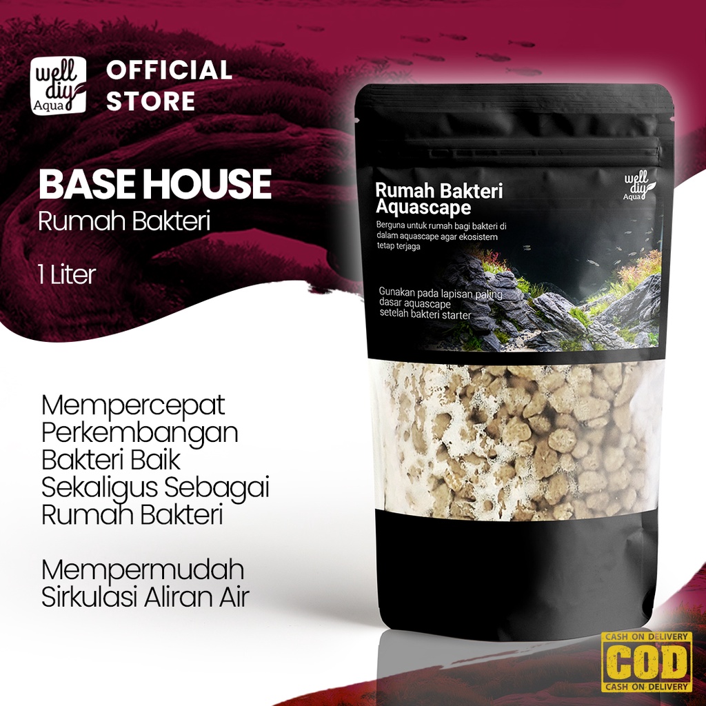 Rumah Bakteri Aquascape 1/2 liter &amp; 1 liter