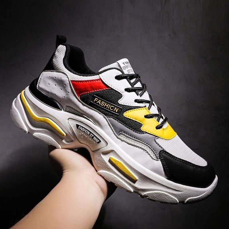  -Ssneakers cowok versi Korea baru dari tren sepatu pria olahraga kasual HR02