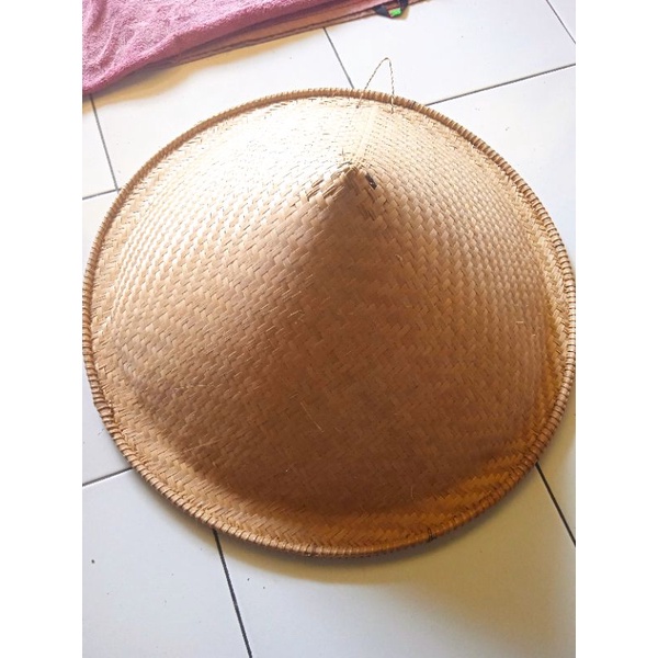 topi caping/capil bambu