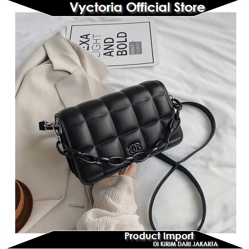 (COD) Vyctoria VOS5097 Tas Selempang Wanita Fashion Import Grosir Promo CR7353 JT3136 BQ2976 LT1137 3136 2976 1137 7353