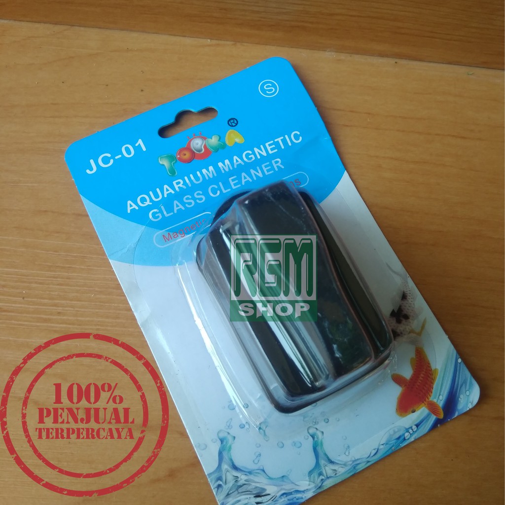 pembersih kaca magnetic magnet brush SMALL KECIL aquarium aquascape murah