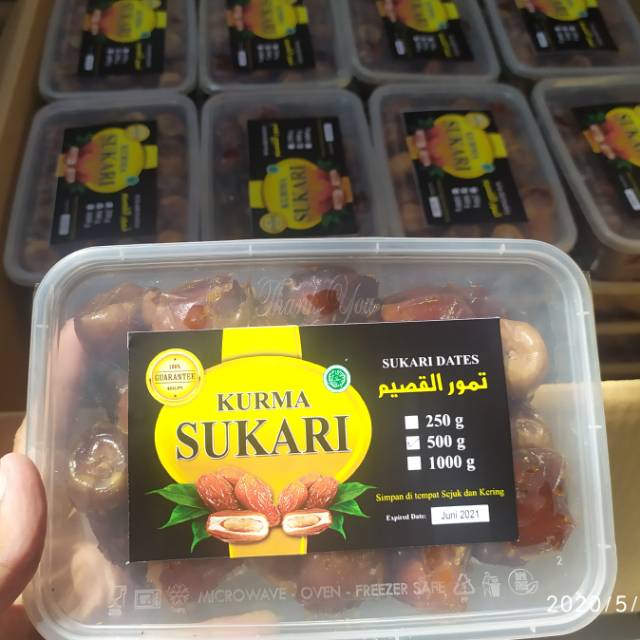 

[500gr] Kurma SUKARI AL QASEEM repack exp jun 2021