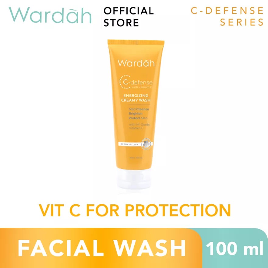 Wardah C-Defense Energizing Creamy Wash 100ml