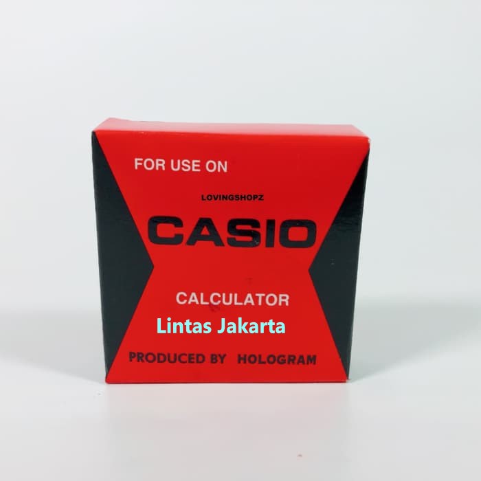 Pita Kalkulator / Ribbon Calculator Casio Warna Tinta Merah Hitam