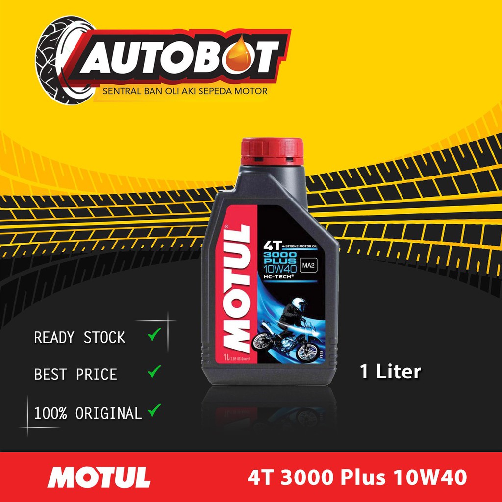 MOTUL 3000 PLUS 4T 15W50 1 Liter SATRIA FU JUP MX VERZA