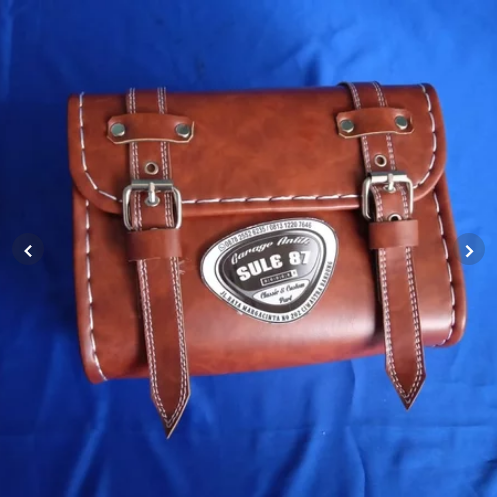 tas samping side bag coklat honda cb glpro tiger yamaha scorpio kawasaki w175 dll