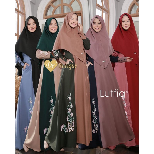 Lutfia Set Syar'i De Butique / Gamis Pesta