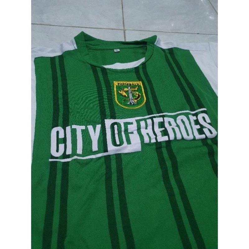 jersey persebaya pra musim city of heroes size M