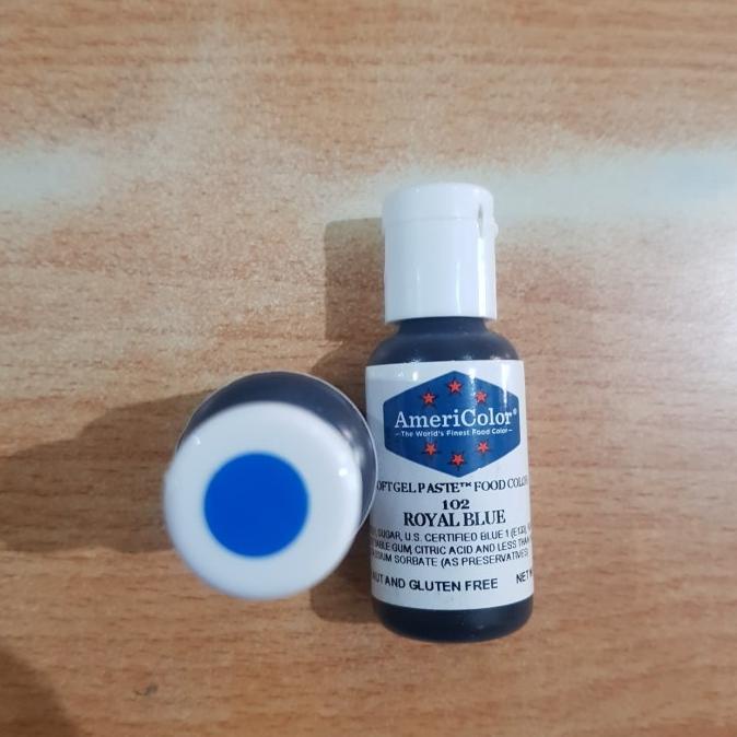 

Americolor Royal blue 21gr soft gel paste / pewarna TERLARIS TERPERCAYA ORIGINAL