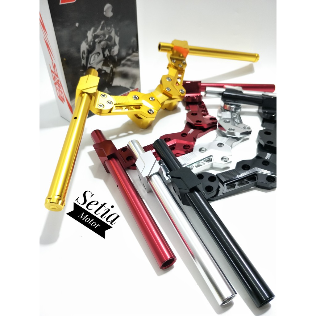#9912 Stang Jepit / Dudukan Segitiga Model Bikers Motor Vixion RX King