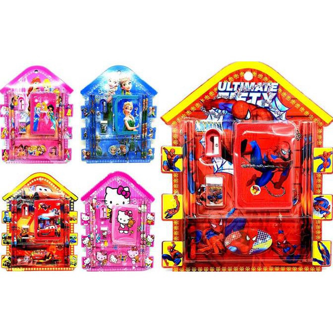 

Paket Alat Tulis Dompet Set Perlengkapan Sekolah Anak Pensil Penggaris