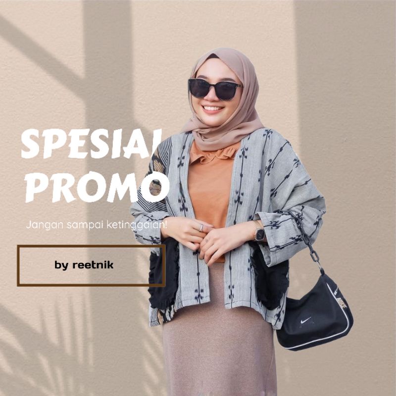 Outer Tenun Etnik Wanita