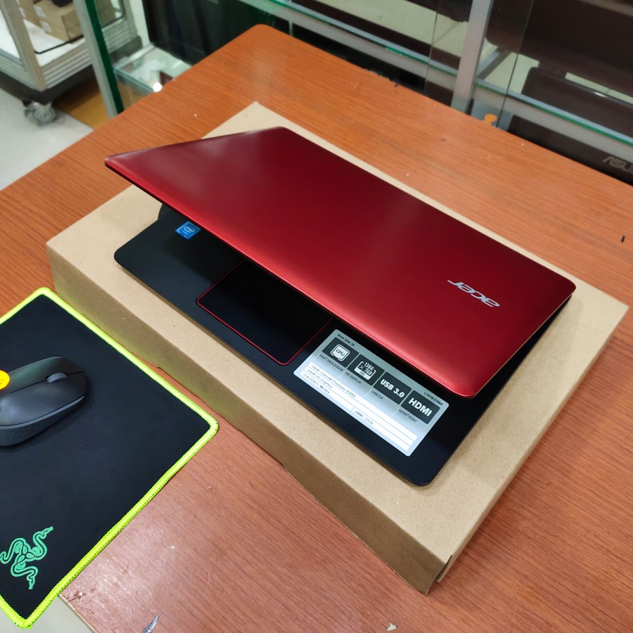 LAPTOP ACER NEW GARANSI 1 TAHUN RAM 4GB SSD 128GB 14&quot; WIN10 RESMI