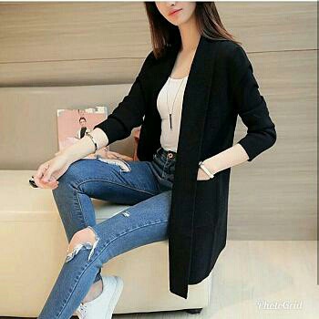 Cardigan wanita / cardigan ringgo /cardi kantong