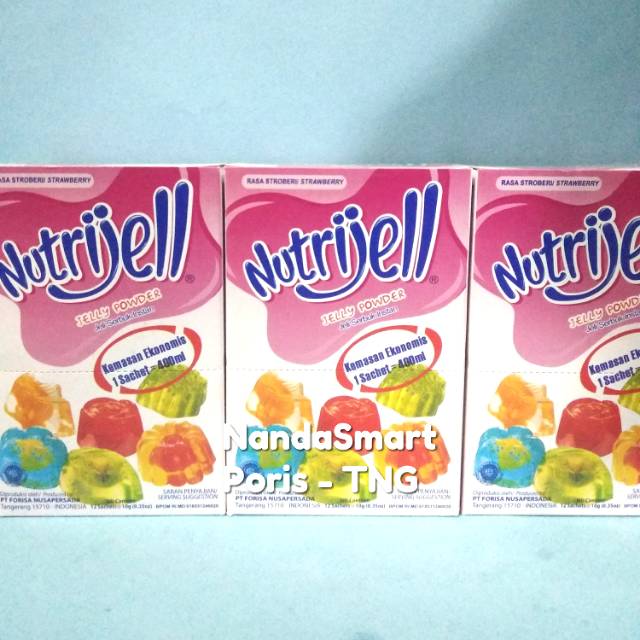 

Nutrijel stroberi 15 Gram