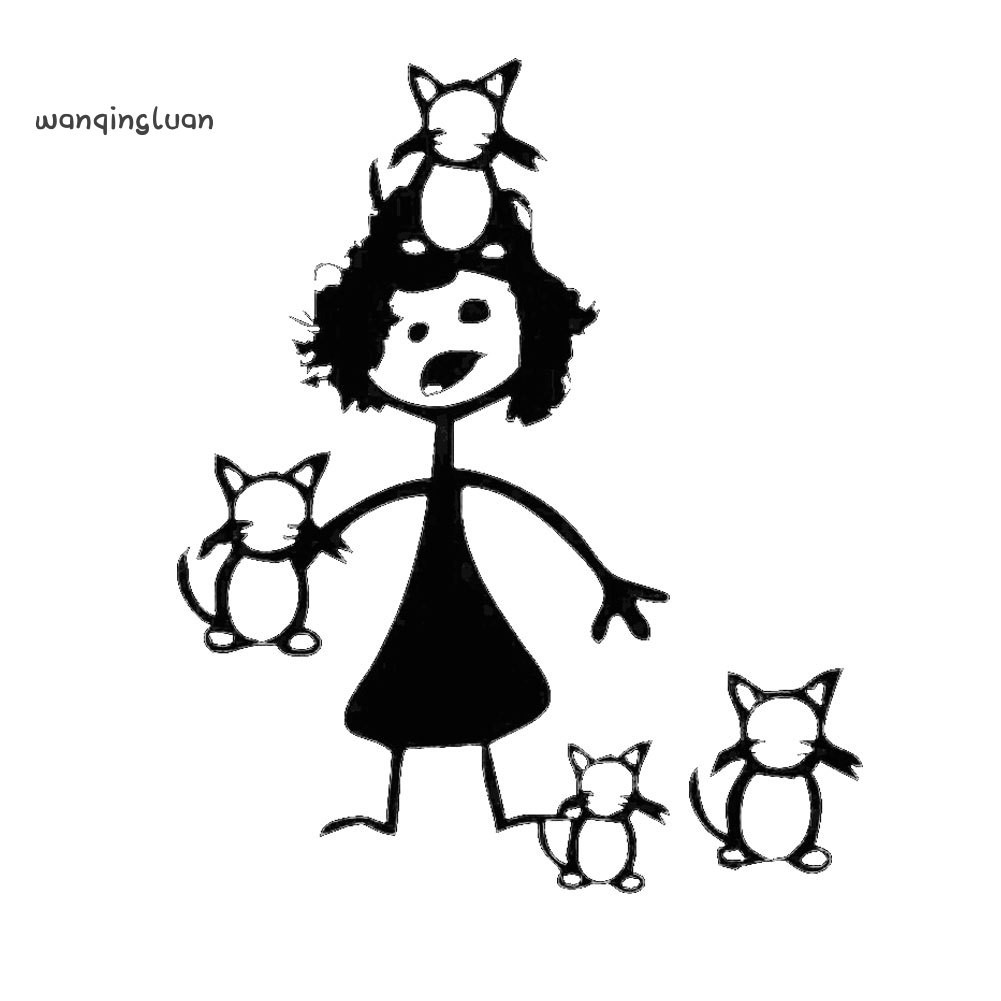 Stiker Foto Kartun Kucing Lucu ~ Gambar Desain HD