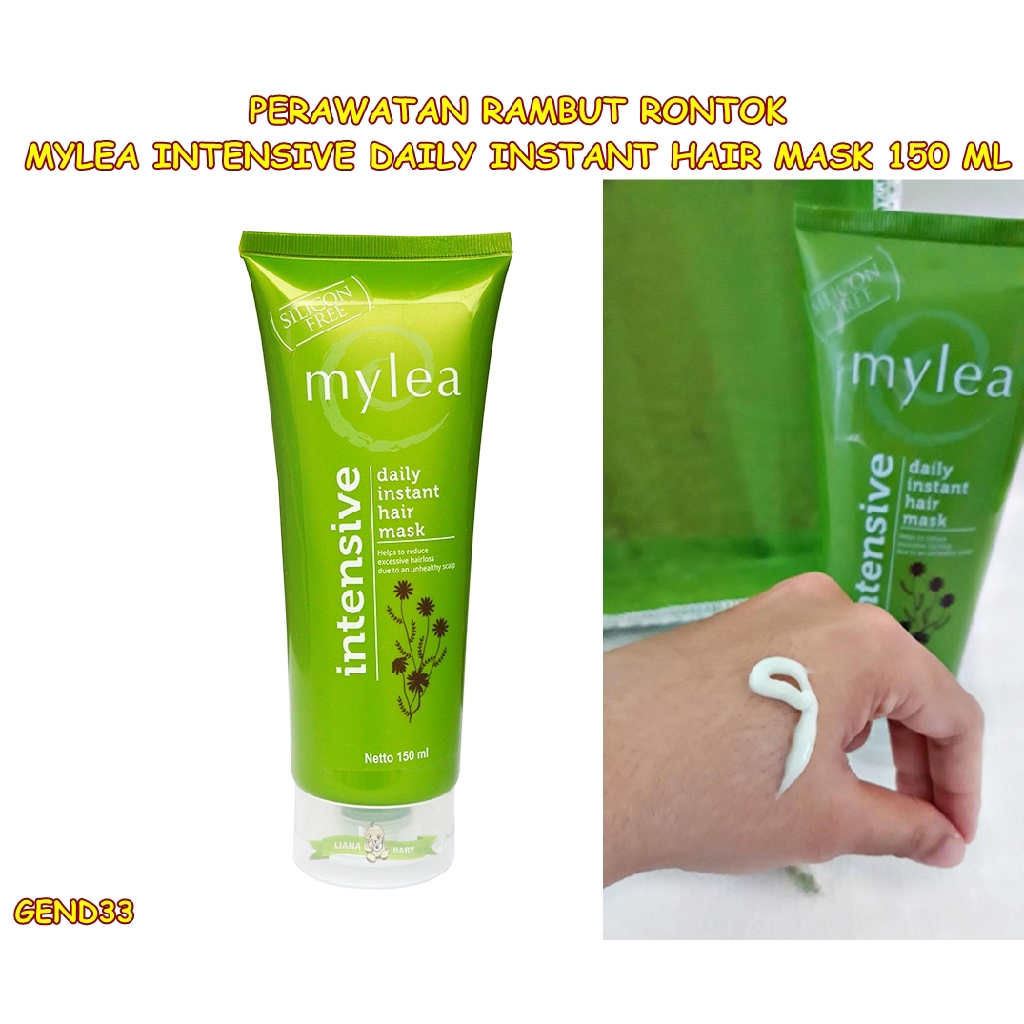 GEND33 PERAWATAN RAMBUT RONTOK MYLEA DAILY INSTAN HAIR MASK 150 ML