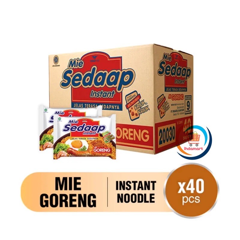 Mie Sedaap Goreng 90 gr 1 Dus Isi 40 pcs