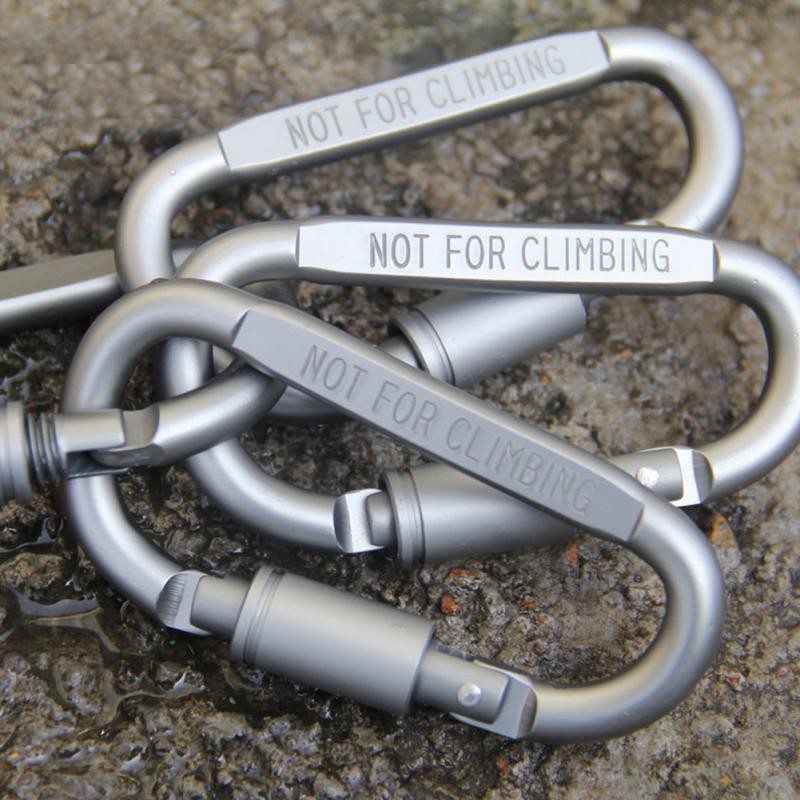 Carabiner Travel Survival Kit - Set of 6pcs - Karabiner Untuk Gantungan dan Kegiatan Outdoor