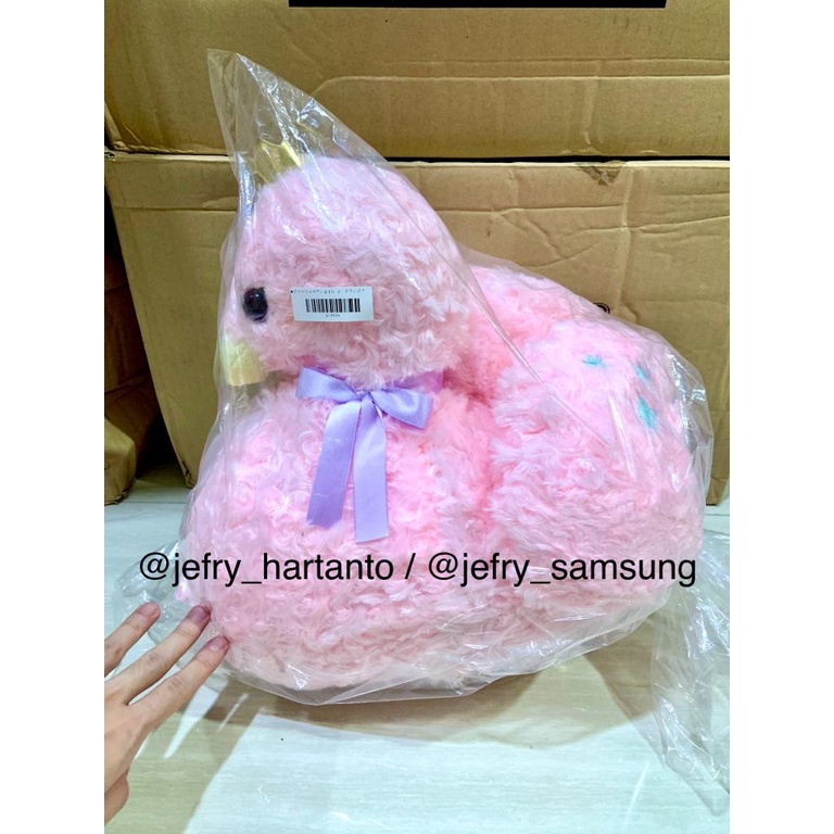 [RARE] Toreba Boneka Import Angsa Pink Dreamy Swan Jumbo Besar Original Amufun Jepang Amuse Kawaii H