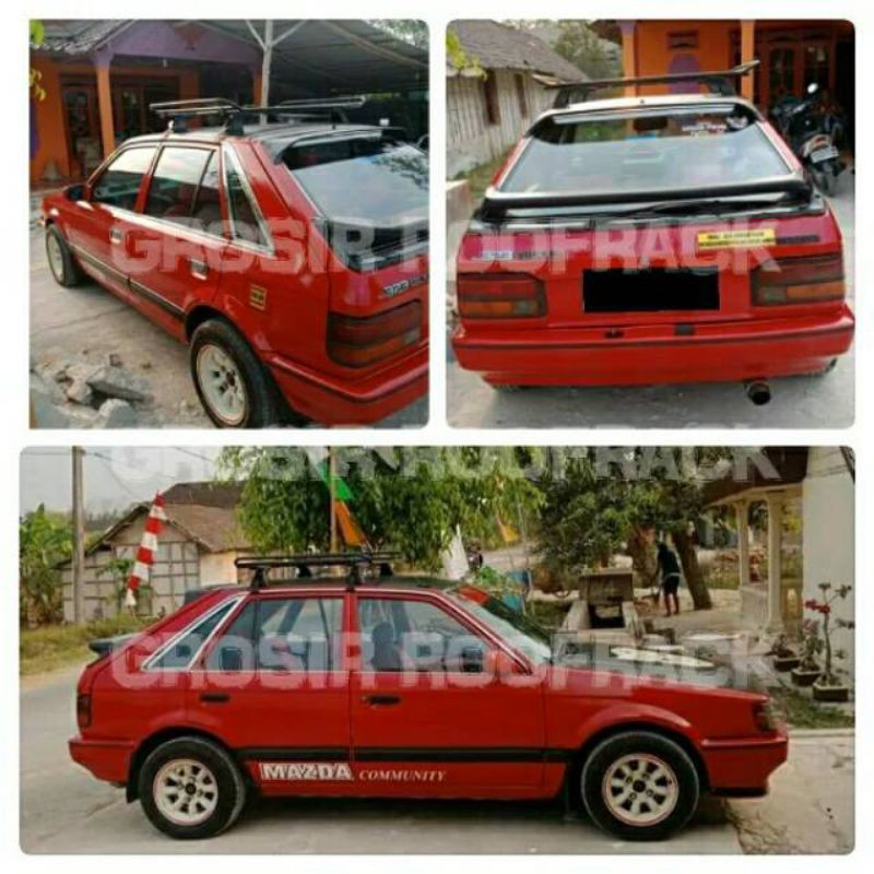 Roofrack rak mobil roof rack lengkap utk mazda by HSA Rack