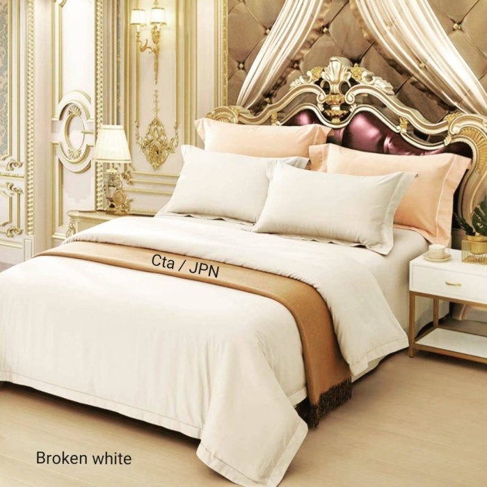 Sprei Katun Jepang Polos - 160X200X20 Diskon
