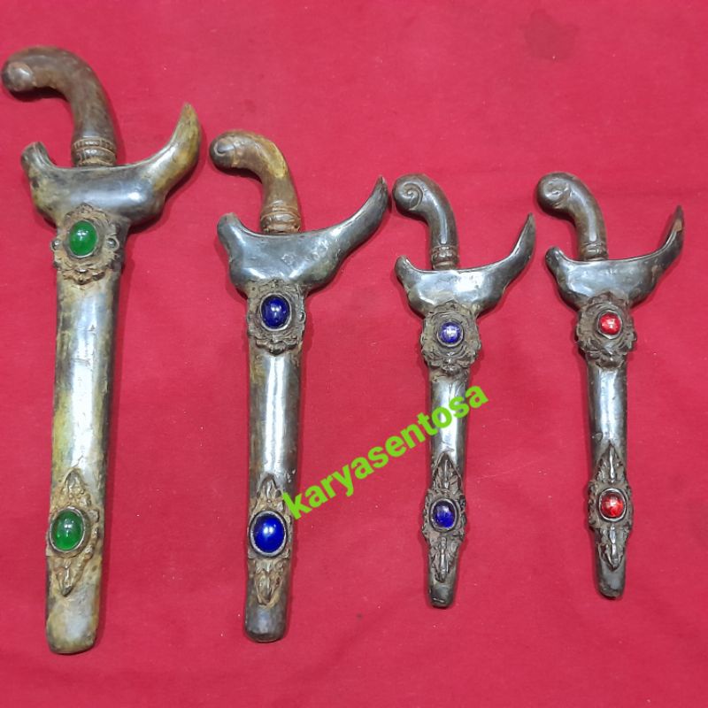 Barang Antik Keris Ladrang Permata Perunggu