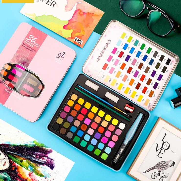 

Bagus Dipakai.. Olla 36/48/56Water Color Set - Alat Cat Air Set (Termasuk Kuas dan Kertas Gambaran) - WC3
