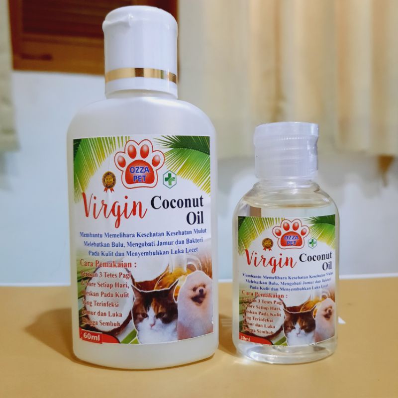 VCO virgin coconut oil kucing 30ml/60ml